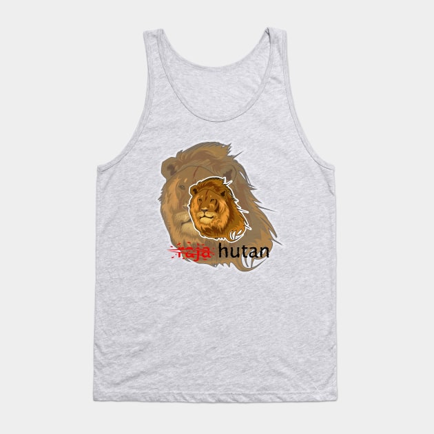 lion Tank Top by berrs